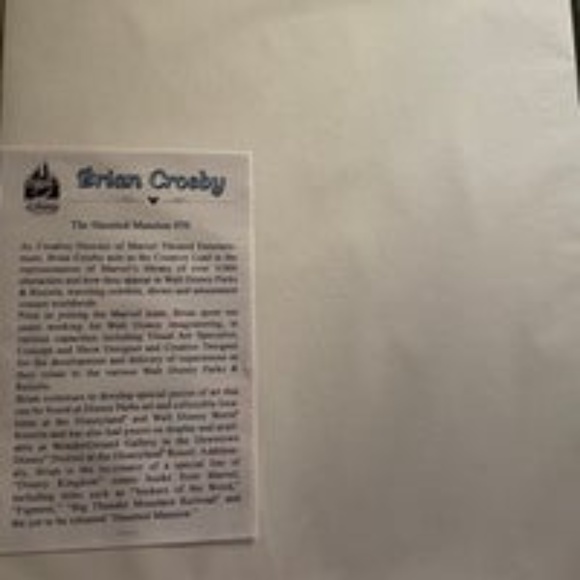 Disney Haunted Mansion Hatbox Print - Picture 3 of 3